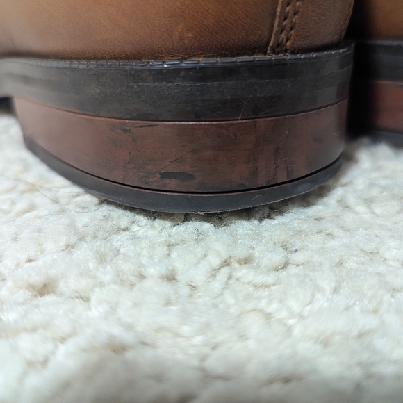 Cole Haan Brown Leather Slip-On Loafers Grand 360 - Picture 7 of 11